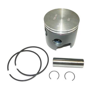Starboard Side .015 Over Piston Kit With Rings Compatible With 1994-2006 Mercury Mariner V6 3.0L