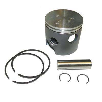 Port Side .030 Over Piston Kit With Rings Compatible With 1994-2006 Mercury Mariner V6 3.0L 2-Stroke