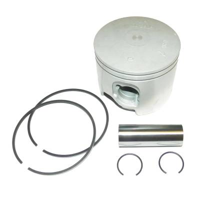 Port Piston Kit Compatible With 2000-2015 Yamaha 150 175 200 Hp Hpdi 2.6L V6 Outboard 3.554 Bore