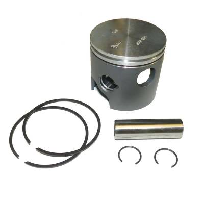 Port Side .040 Over Piston Kit With Rings Compatible With 1994-2006 Mercury Mariner V6 3.0L 2-Stroke