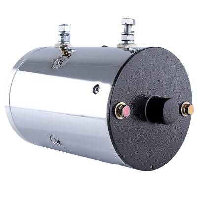 Rareelectrical - 12V Chrome Hydraulic Pump Motor Compatible With Fenner Spx Pro Hopper Lowrider Hydraulic Systems 9 - Image 5