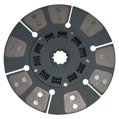 Clutch Disc 13 Inch 10 Spline Cerametallic 9 Pad Compatible With 1970-1998 Ford 5110 5610 6410 6610