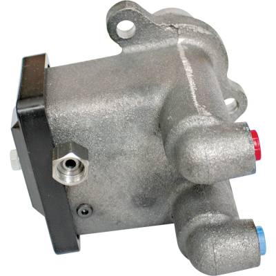 Rareelectrical - Brake Master Cylinder Dual Circuit Compatible With 1983-1990 Ford New Holland 8600 8700 9600 9700 - Image 4