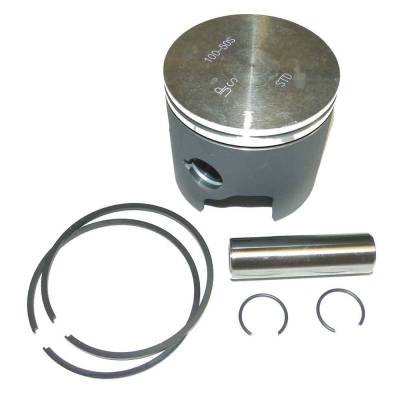 Starboard Side .010 Over Piston Kit With Rings Compatible With 1987-2006 Mercury Mariner V6 2.0L