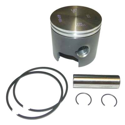 Port Side .020 Over Piston Kit With Rings Compatible With 1987-2006 Mercury Mariner V6 2.0L 2.4L