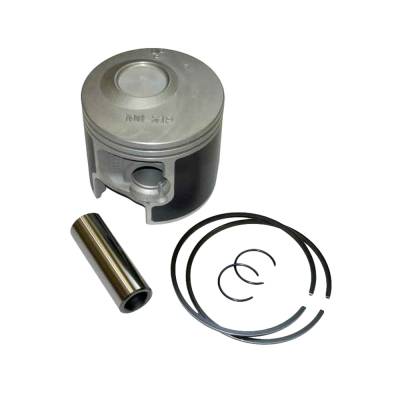 Port Side .015 Over Piston Kit With Rings Compatible With 1976-2006 Mercury Mariner V6 2.5L 2-Stroke