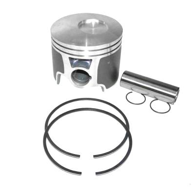 Port Side .020 Over Piston Kit With Rings Compatible With 1999-2006 Johnson Evinrude V8 Ficht 200Hp