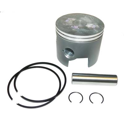Piston Kit .010 Over With Rings Compatible With 1987-2006 Mercury Mariner 30Hp-50Hp Inline