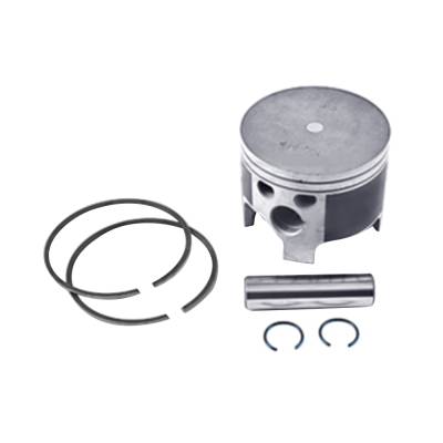 Port Side .010 Over Piston Kit With Rings Compatible With 1992-2006 Mercury Mariner V6 2-Stroke Loop