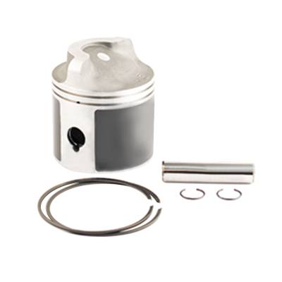 Piston Kit .030 Over With Rings Compatible With 1977-1995 Chrysler Force 40Hp 70Hp 90Hp 115Hp 120Hp