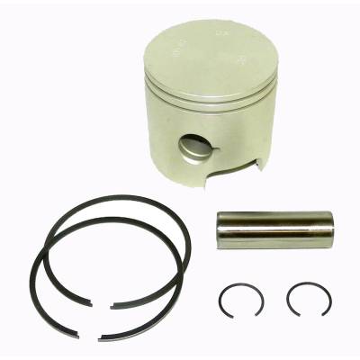 Outboard Piston Kit Standard Size Compatible With 1991-1997 Mercury 50Hp 60Hp Looper Jet 45Hp 3-Cyl