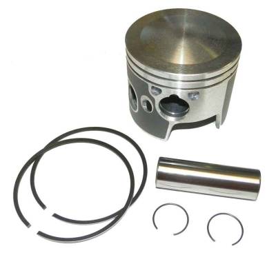 Starboard Piston Kit .010 Over Compatible With 1988-2001 Johnson Evinrude V4 V6 Loop Charge 90Hp