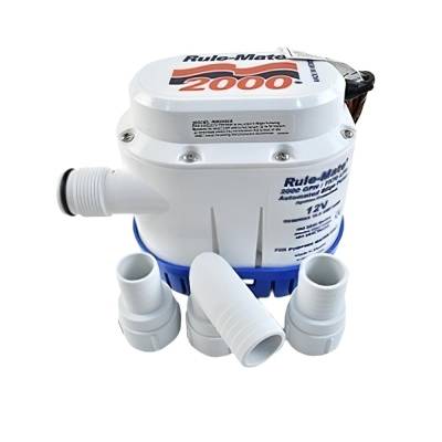 2000 Gph Automatic Marine Bilge Pump Compatible With Rule-Mate Rm2000a 12V Dc Field Effect Water