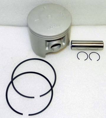 Piston Kit 0.5Mm Over 81.5Mm Compatible With Yamaha 62T-11631-02-92 63M-11631-00-89 62T 63M Engine