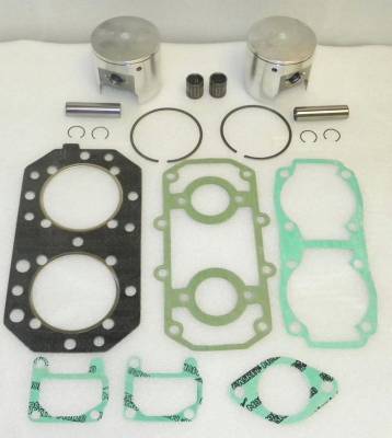Top End Rebuild Kit Compatible With 1982-1990 Kawasaki 550 Pwc Js550 550Sx Twin 2-Stroke Piston Port