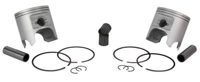 Rareelectrical - Top End Rebuild Kit Compatible With 1986-1996 Kawasaki 650 Pwc Sx 300 X2 650 Sx 650 Jet Mate Ts 650 - Image 2