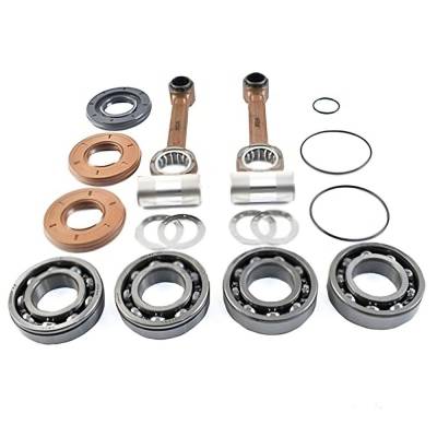 Crankshaft Rebuild Kit Compatible With 1982-1989 Kawasaki Js550 Js440 530Cc 436Cc 2-Cyl 2-Stroke