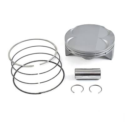New Piston Kit 95.97Mm Compatible With Suzuki Rm-Z 450 Motocross 2013-2018 449Cc Liquid-Cooled Dohc
