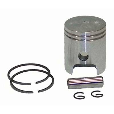 New Piston Kit 1.0Mm Oversize 41Mm Compatible With Yamaha Pw50 1981-2025 49Cc Air-Cooled 2-Stroke