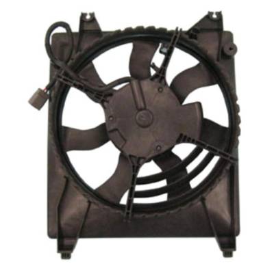 New A/C Condenser Fan Assembly Compatible With 2006-2012 Kia Sedona 2007-2008 Hyundai Entourage 3.8L