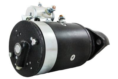 Rareelectrical - New 6 Volt Starter Motor With Solenoid 10-Tooth Ccw Compatible With 1939-1962 Farmall A B C Super C - Image 2
