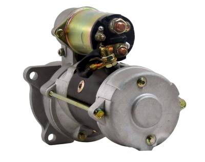 Rareelectrical - New 12 Volts 10 Teeth Starter Compatible With Oshkosh Trucks Clark Perkins 10461460 10479604 - Image 2