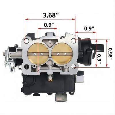 Rareelectrical - Marine Carburetor Fits 1990-1997 Mercruiser 3310-8M0045397 - Image 6