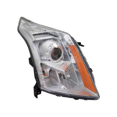 Right Passenger Headlight Assembly Compatible With 2014-2016 Cadillac Srx Base Luxury Performance
