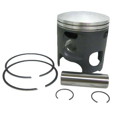 Forged Piston Kit 2Mm Over Long Rod 66Mm Compatible With Yamaha Banshee 350 Yfz350 347Cc 2-Cyl