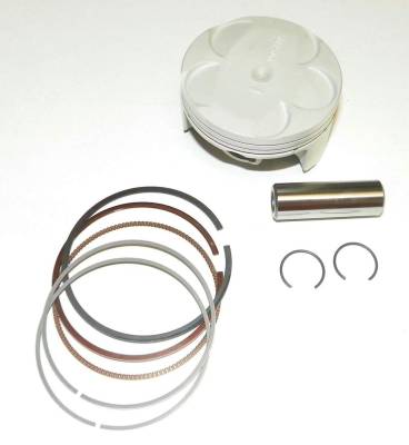 Piston Kit 0.50Mm Over 74.50Mm Compatible With 2002-2008 Yamaha Fx 140 Fx Cruiser 1000 Mr1 998Cc