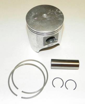 Piston Kit 1.00Mm Over 74.00Mm Compatible With 1995-1997 Kawasaki 900 Zxi 1997-2006 900 Stx