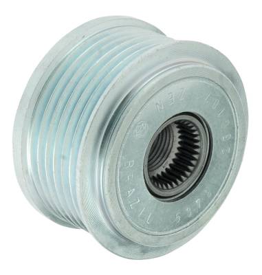 6 Groove Clutch Pulley Fits 1997-2010 Alfa Romeo - Europe Car 147 1.9Jtd 16V 93Kw 126Hp 1910Cc -