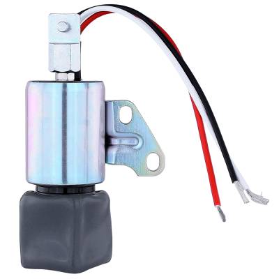 Rareelectrical - Fuel Shut-Off Solenoid 12V 2-Terminal Intermittent Duty Compatible With Caterpillar 3204 3304 3304B - Image 4