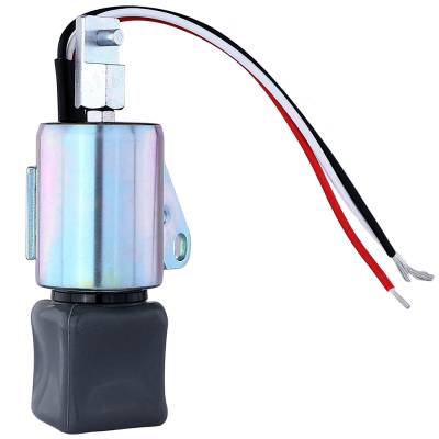 Rareelectrical - Fuel Shut-Off Solenoid 12V 2-Terminal Intermittent Duty Compatible With Caterpillar 3204 3304 3304B - Image 5