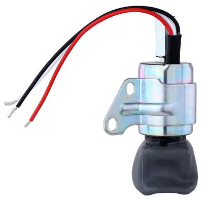 Rareelectrical - Fuel Shut-Off Solenoid 12V 2-Terminal Intermittent Duty Compatible With Caterpillar 3204 3304 3304B - Image 8
