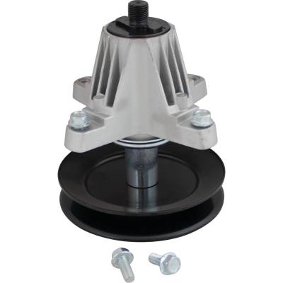Rareelectrical - Mower Deck Spindle Assembly Compatible With Craftsman T100 T85 T3200 Z5800 Mtd 54 Inch Deck X-Shape - Image 2