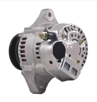 Rareelectrical - New Chevy Mini Alternator Compatible With Denso Street Rod Race 1-Wire New 40 Amp 8162 Type - Image 2