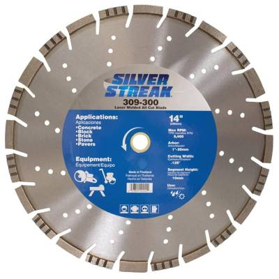 Rareelectrical - 14 Inch All Cut Diamond Blade Type 3 Laser Welded 1 In 20Mm Compatible With Stihl Ts420 Ts500i Ts700 - Image 2