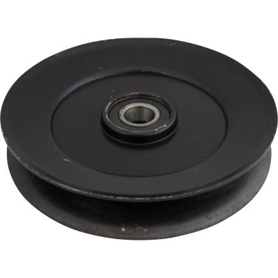 Rareelectrical - 6 Inch Heavy Duty V-Idler Pulley Compatible With Toro Z-Master Exmark Lazer Z 1-633166 633166 Pump - Image 1