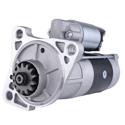 Rareelectrical - 24V 5Kw Starter Compatible With Yutani Excavator Md120lc Md140blc Mitsubishi 4D31 4D32 Engine - Image 2