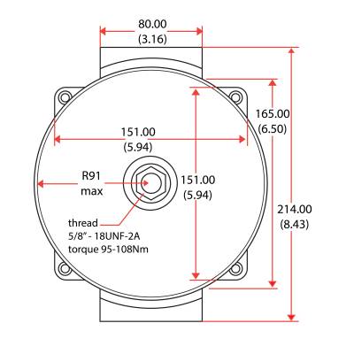 Rareelectrical - Alternator Compatible With 55Si 12V 420 Amp Brushless 80Mm Pad Mount Heavy-Duty Fire Truck Utility - Image 4