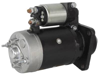 Rareelectrical - New Starter Motor Compatible With Fiat-Hesston Tractor 45.66 55.46 55.56 55.65 55.66 55.75 55.86 - Image 2