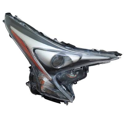 Passenger Side Headlight Assembly Compatible With 2016-2018 Toyota Prius Two Three Four Touring 1.8L