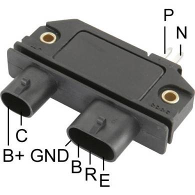 Rareelectrical - Ignition Module Compatible With Volvo Penta Mercruiser Omc Crusader Marine Inboard 4-Cyl V6 V8 Gm - Image 1