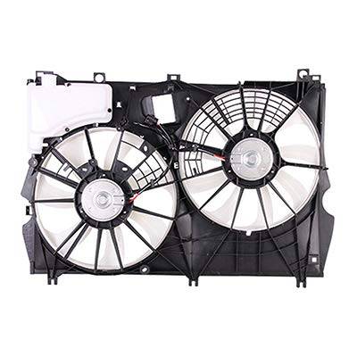 Dual Radiator And Condenser Fan Assembly Compatible With 2016-2019 Lexus Rx350l Rx350 3.5L OEM