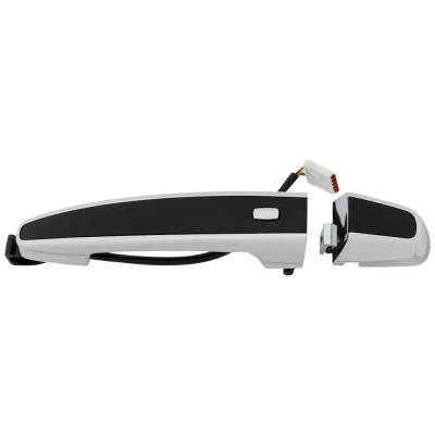 Front Left (Driver Side) Exterior Door Handle Compatible With 2016-2024 Chevrolet Malibu Black With