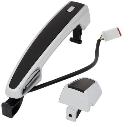 Rareelectrical - Front Left (Driver Side) Exterior Door Handle Compatible With 2016-2024 Chevrolet Malibu Black With - Image 3