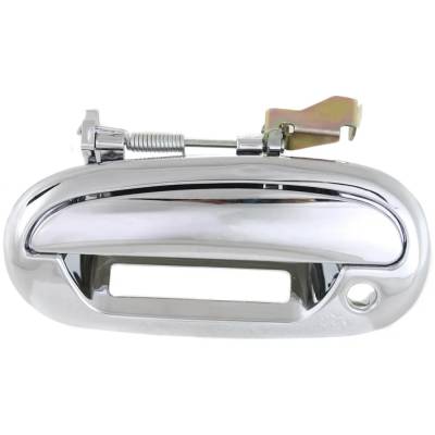 Front Driver Side Exterior Door Handle Compatible With 1997-2004 Ford F-150 Ford Expedition Chrome
