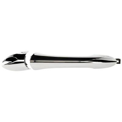Rear Driver Side Exterior Door Handle Compatible With 2011-2015 Hyundai Sonata Chrome Without Key
