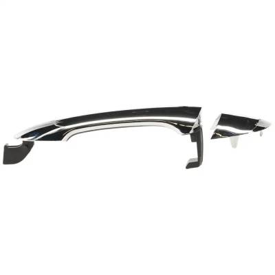 Rareelectrical - Left Rear Exterior Door Handle Compatible With 2011-2015 Hyundai Sonata Chrome Without Key Hole - Image 4